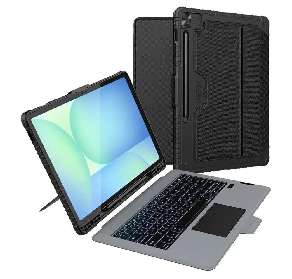 Nillkin Samsung Galaxy Tab S10 FE Plus 13.1 Keyboard Case Backlit Trackpad